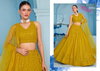 Yellow Colour Florance Vol 3 By Zeel Clothing Georgette Designer Wear Lehenga Choli Wholesale Market In Surat